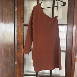 NWT One Shoulder Sweater Dress